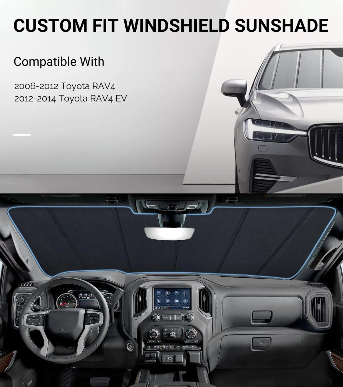 Windshield Sunshade for Toyota RAV4 (2006–2014)
