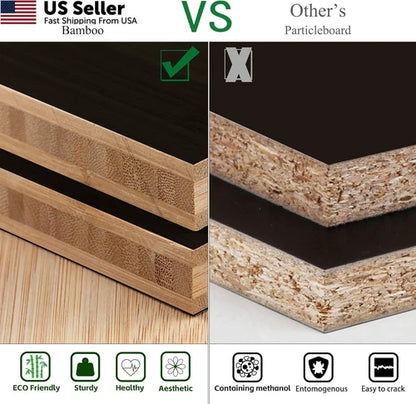 4-Tier Bamboo Towel Rack Holder for Home Decor