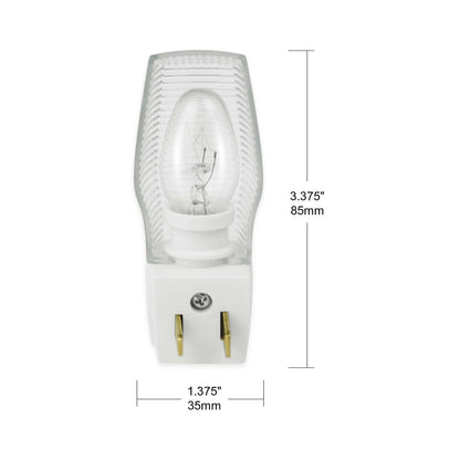 6 Pack Plug-in Night Light with Manual On/Off Switch, 7W White
