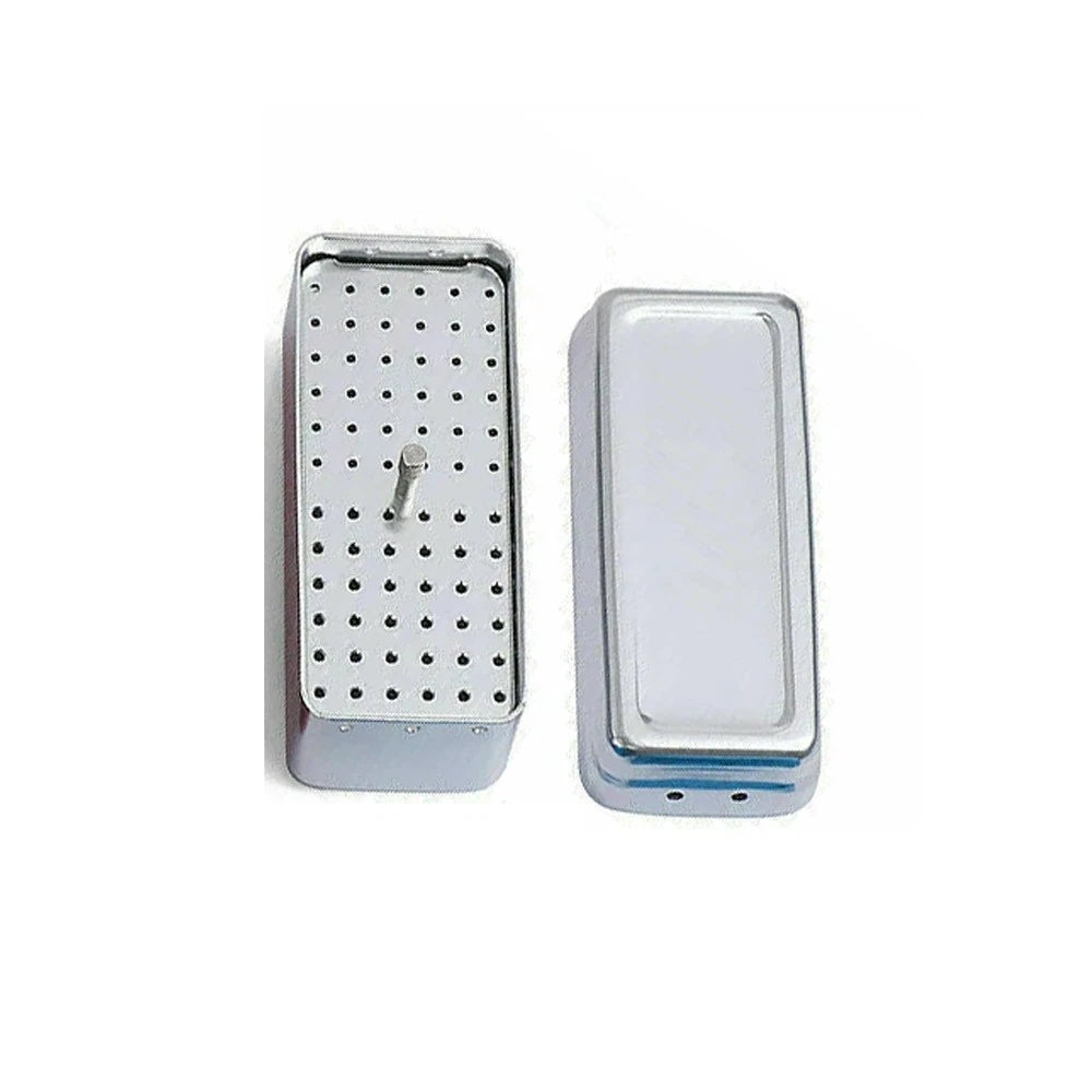 2X Dental FG Bur Endo File Holder Stand for Autoclave Disinfection Case