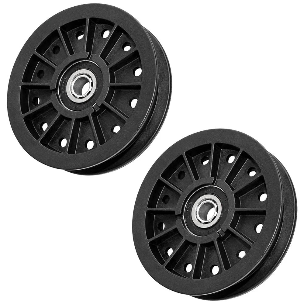2X Flat Idler Pulley for Husqvarna (Fits 601000391)