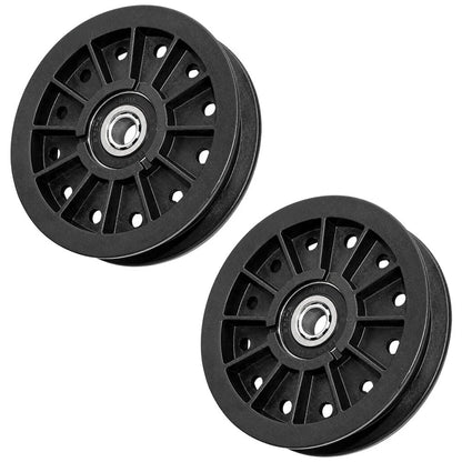2X Flat Idler Pulley for Husqvarna (Fits 601000391)