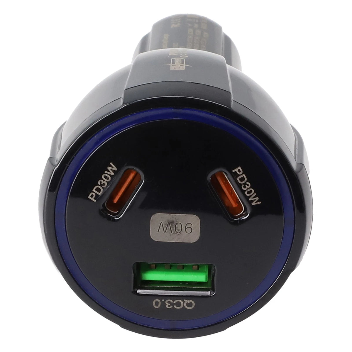 3 Ports Car Charger for Multiple Devices - Fast Charge PD USB C Adapter
