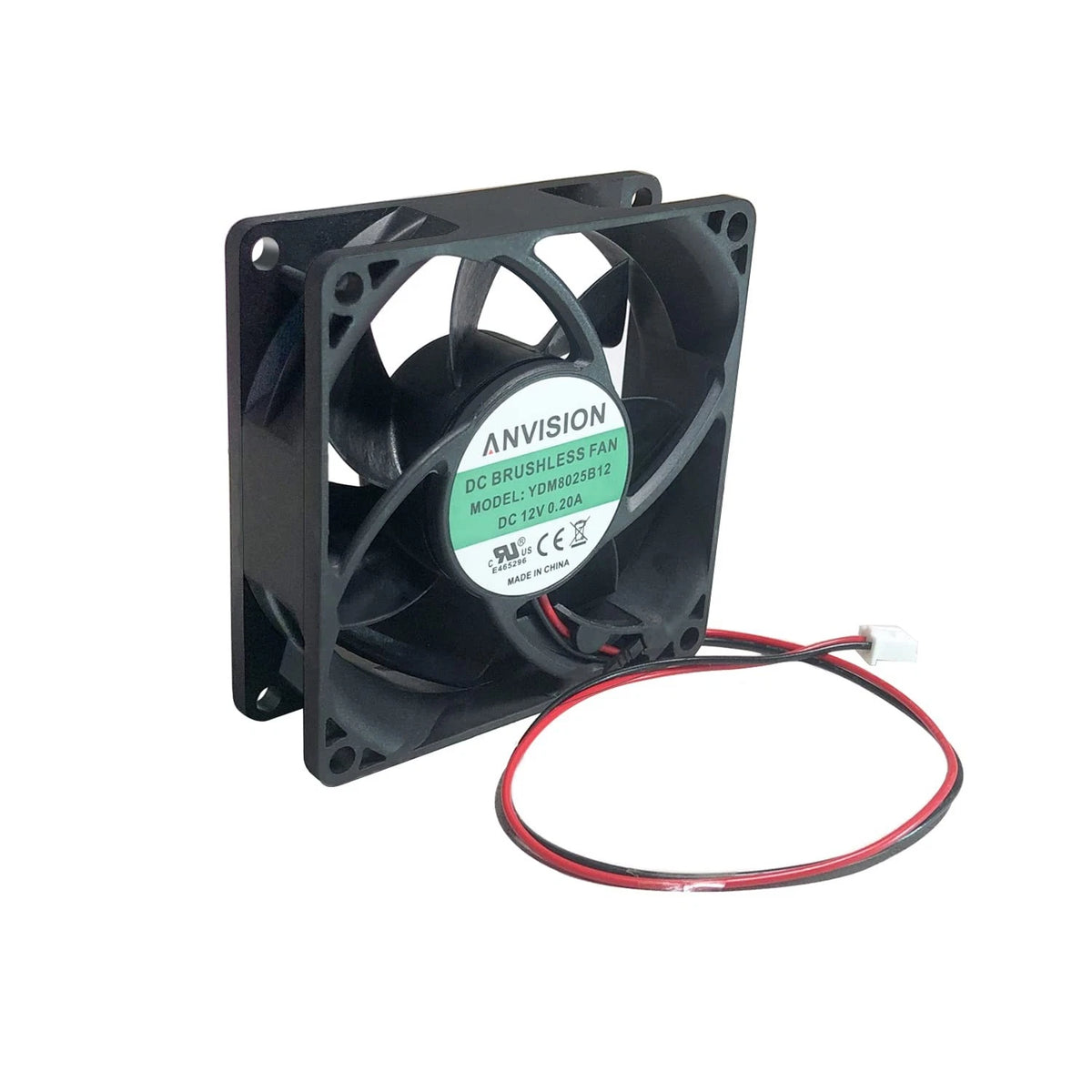 80mm x 25mm DC 12V Brushless Cooling Fan for Automotive Applications