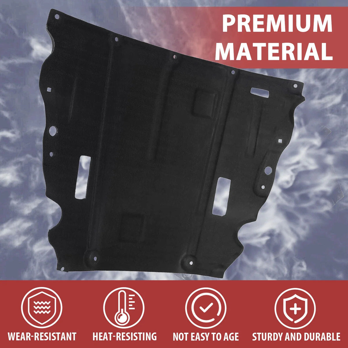 Engine Splash Shield Under Cover for Ford Fusion (2013–2020) #FO1228126