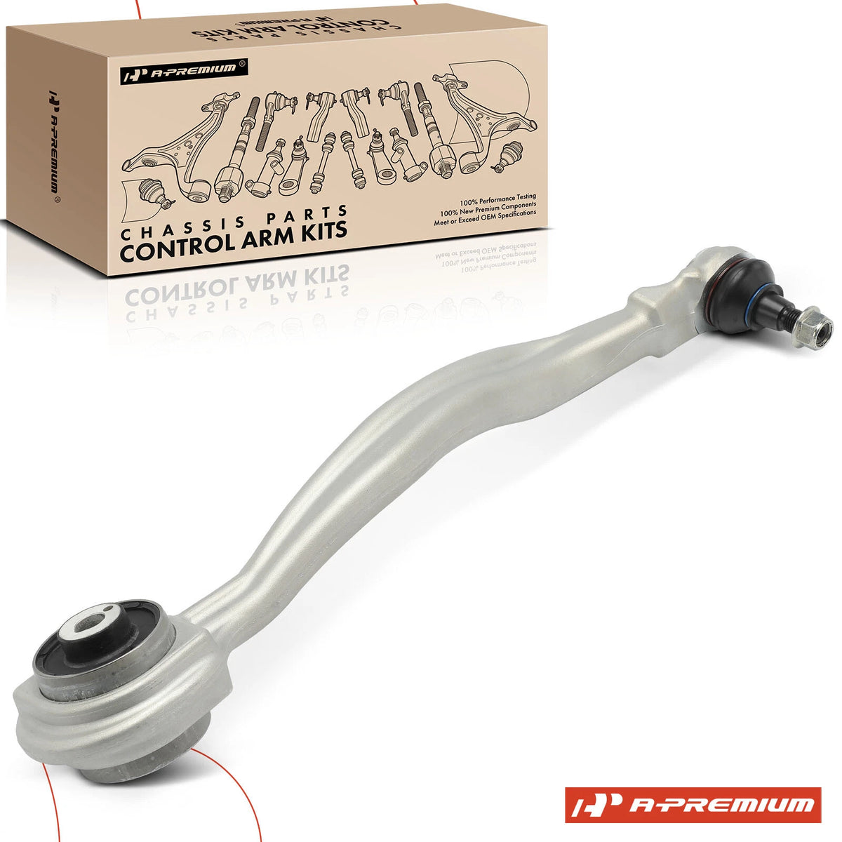 Front Right Lower Control Arm w/ Ball Joint for Benz W204 (32043307411, 2043309111, A2043307411, CMS101338)