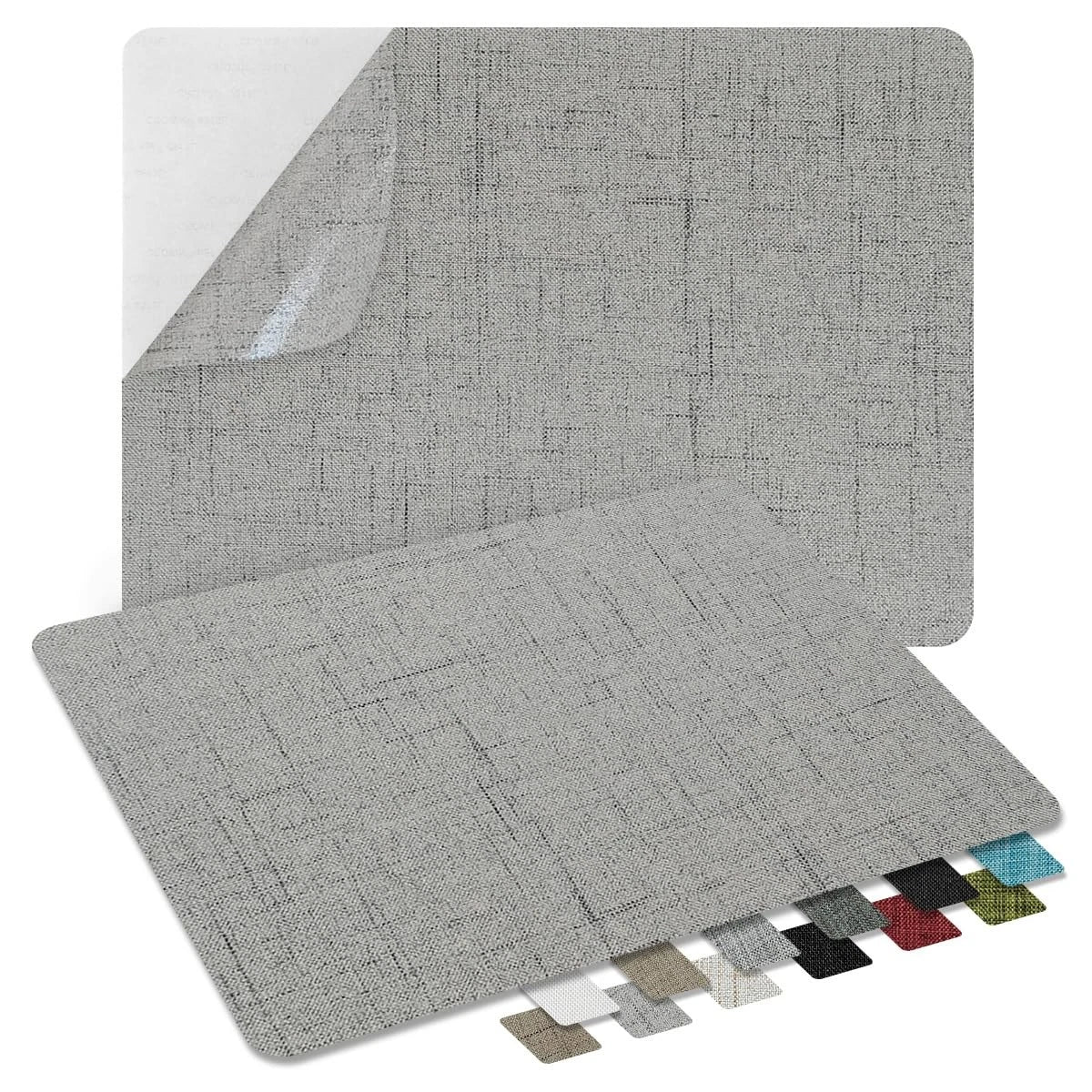 2X Self-Adhesive Linen Fabric Patches for Quick Repair