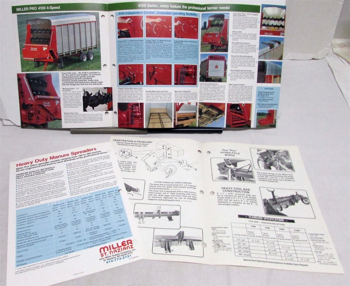 ProForage Boxes for Miller (1980s)