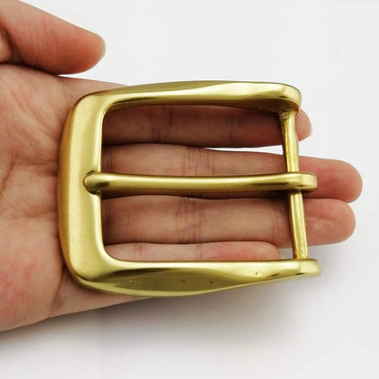 1.5" Heavy Duty Solid Brass Single Prong Square Belt for Universal Use