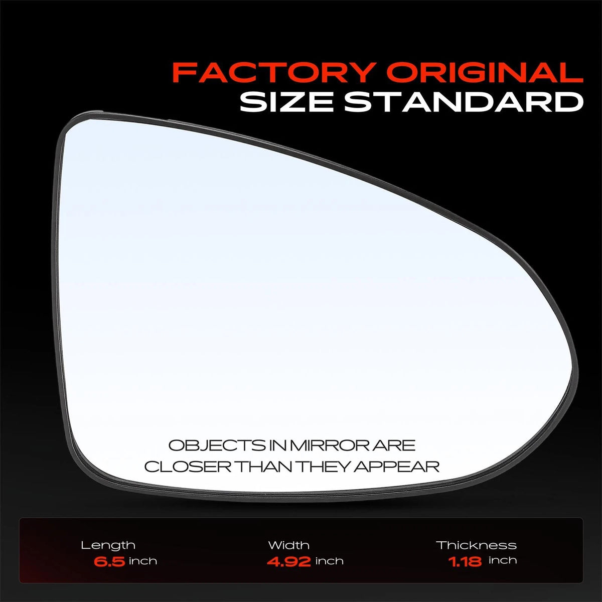 Power Mirror Glass for Hyundai Sonata (2020–2023) - 87621-L0010, HY1325147