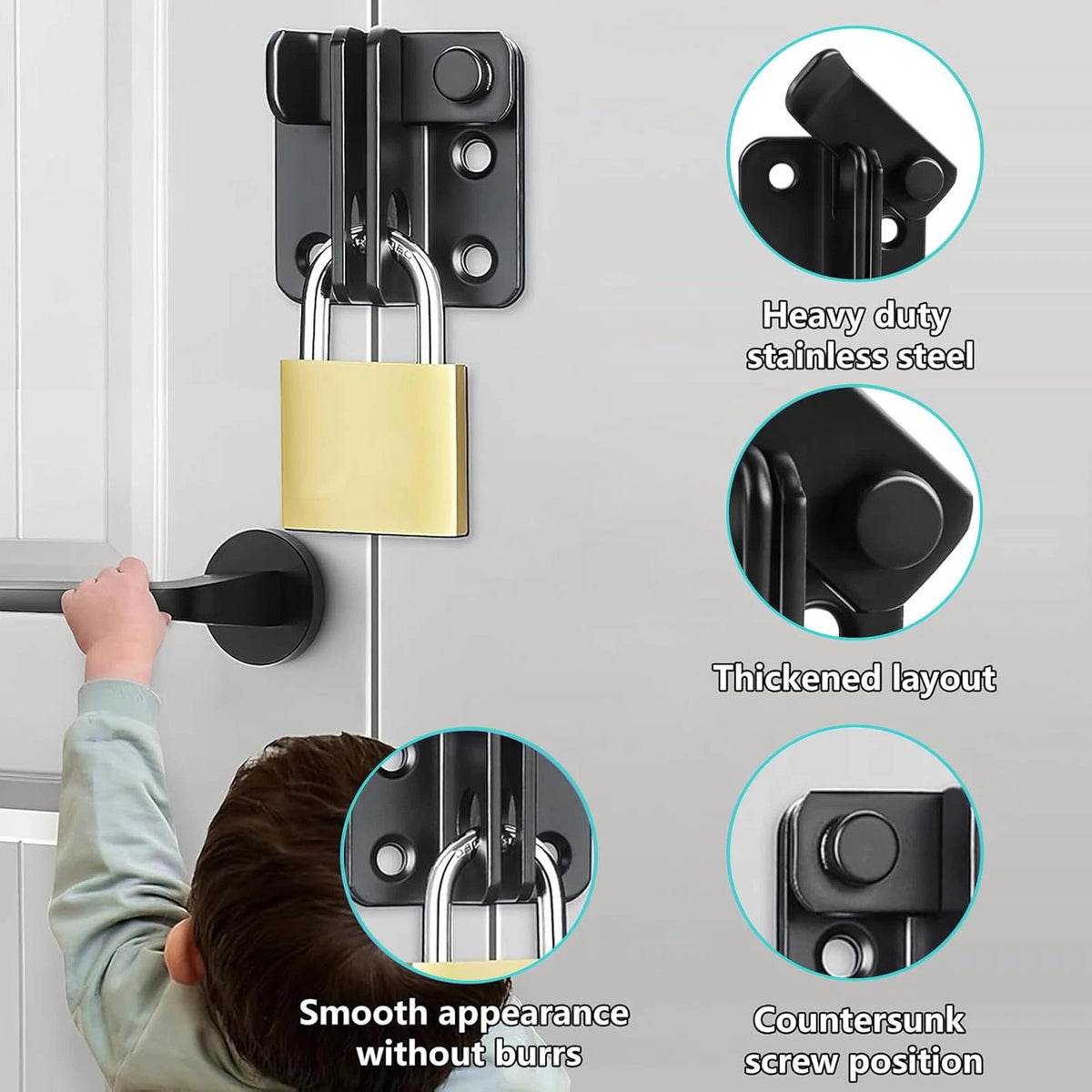 Flip Gate Latch for Oudesi