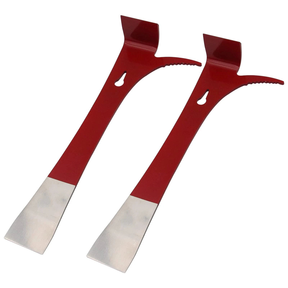 2X Stainless Steel Bee Hive Tool with J Hook and Scraper