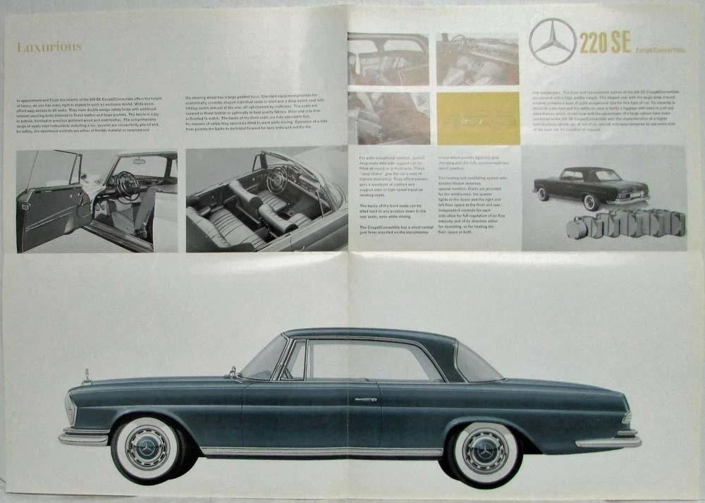 Sales Folder for Mercedes-Benz 220SE Coupe/Convertible (1962)