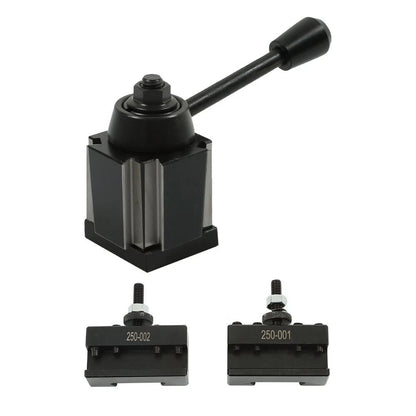 2X Swing Dia 8" OXA Wedge Type Tool Post + 2 Holders for Mini Lathe