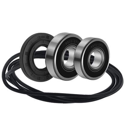 Front Load Washer Tub Bearings and Seal Kit for LG Black