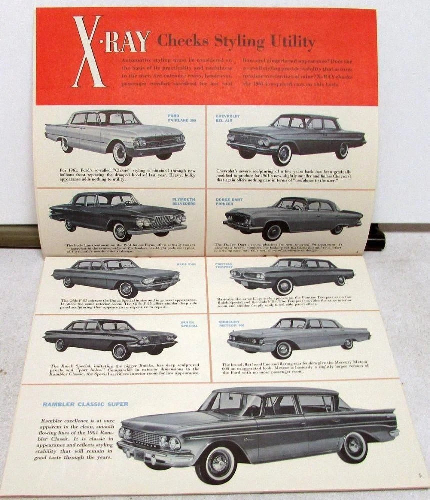 Rambler X-Ray Dealer Sales Brochure for Rambler (1961)