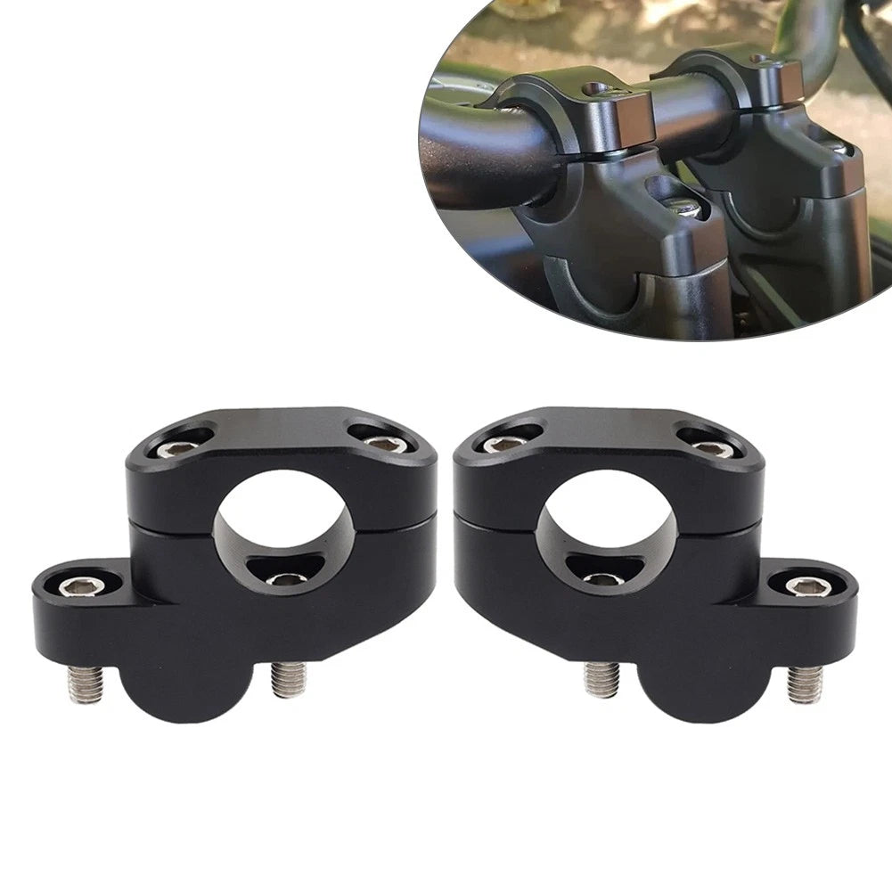 25mm Offset Handlebar Clamp Mount Riser for Honda, Suzuki, Yamaha