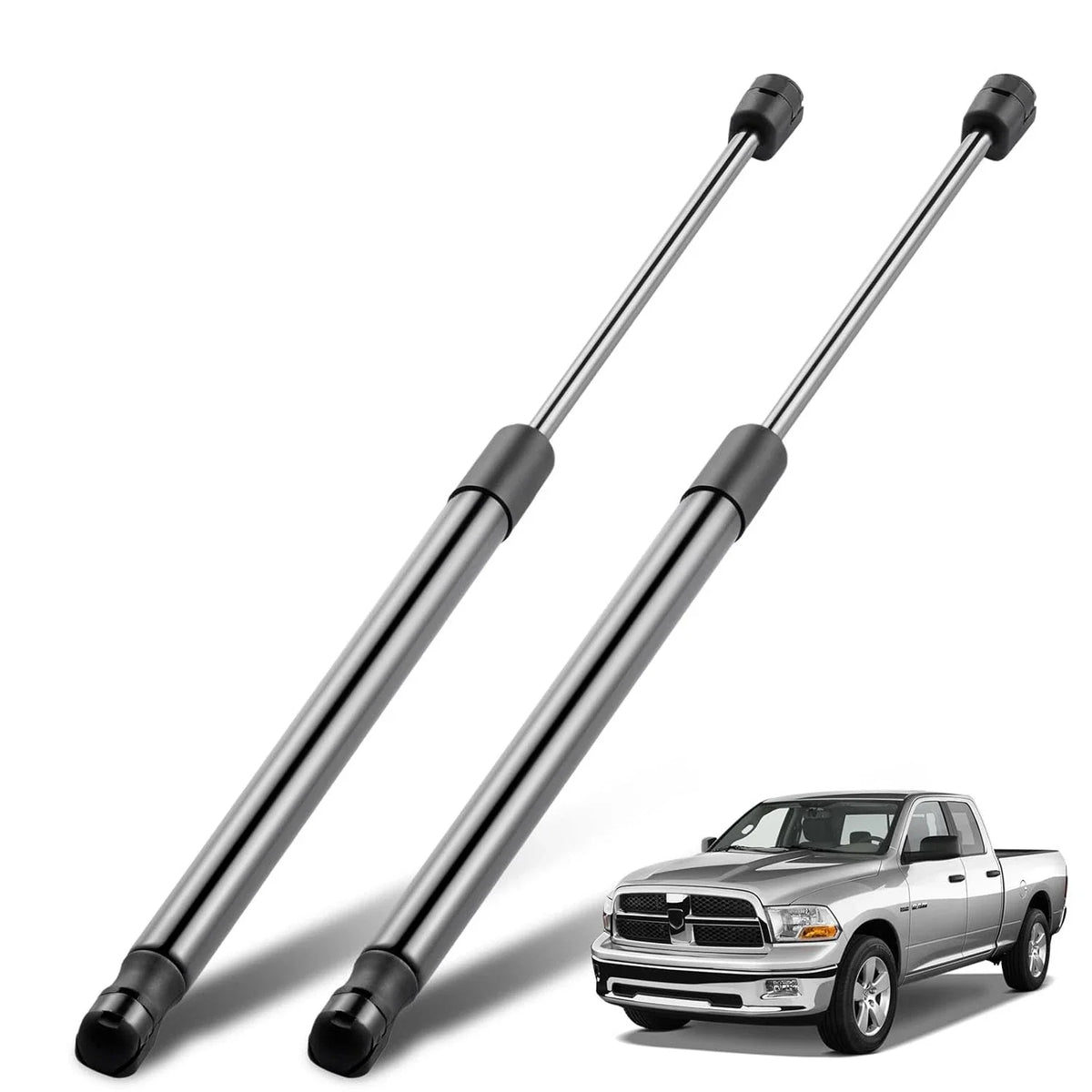 2X Shock Struts Lift Supports for Front Hood - Ram 1500 (2011–2020)