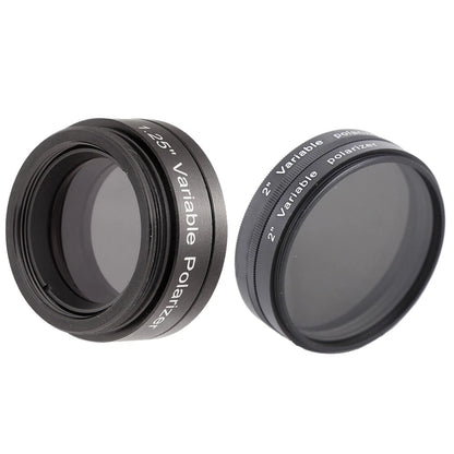 Variable Polarizing Filter Lens for Astronomical Telescope Eyepiece 1.25"/2"