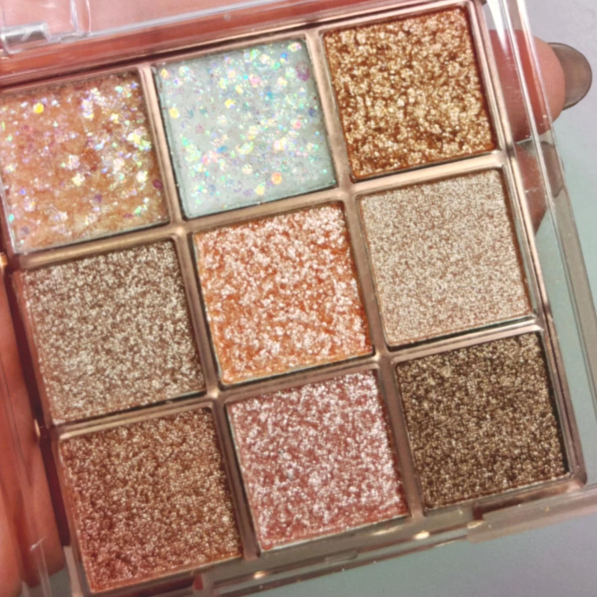 Glitter Shimmer Eyeshadow for Makeup (Pack of 1) - 9 Colors