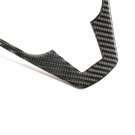 Steering Wheel Panel Carbon Fiber Cover Trim for Honda CR-V (2007–2011)