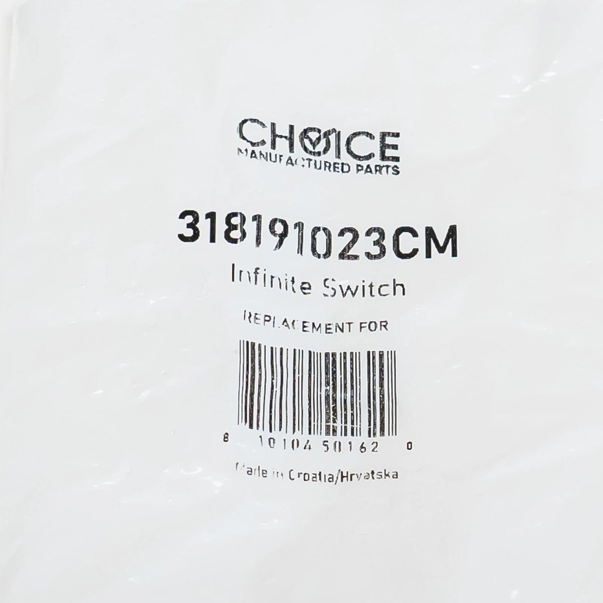 Infinite Switch Control for Electrolux Frigidaire Range Burner