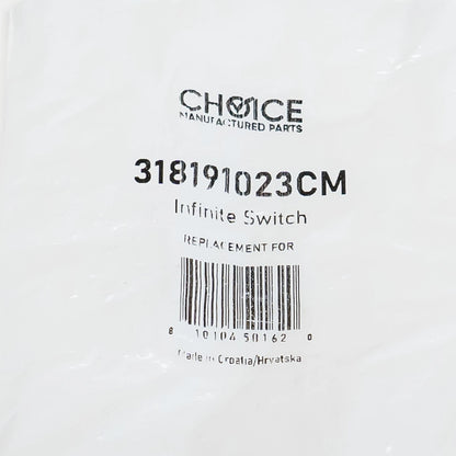 Infinite Switch Control for Electrolux Frigidaire Range Burner