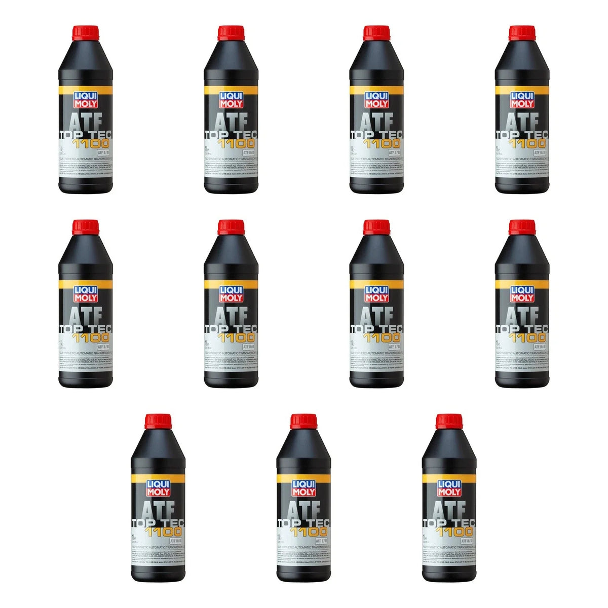 Liqui Moly Top Tec ATF 1100 Automatic Transmission Fluid 1L - Set of 11
