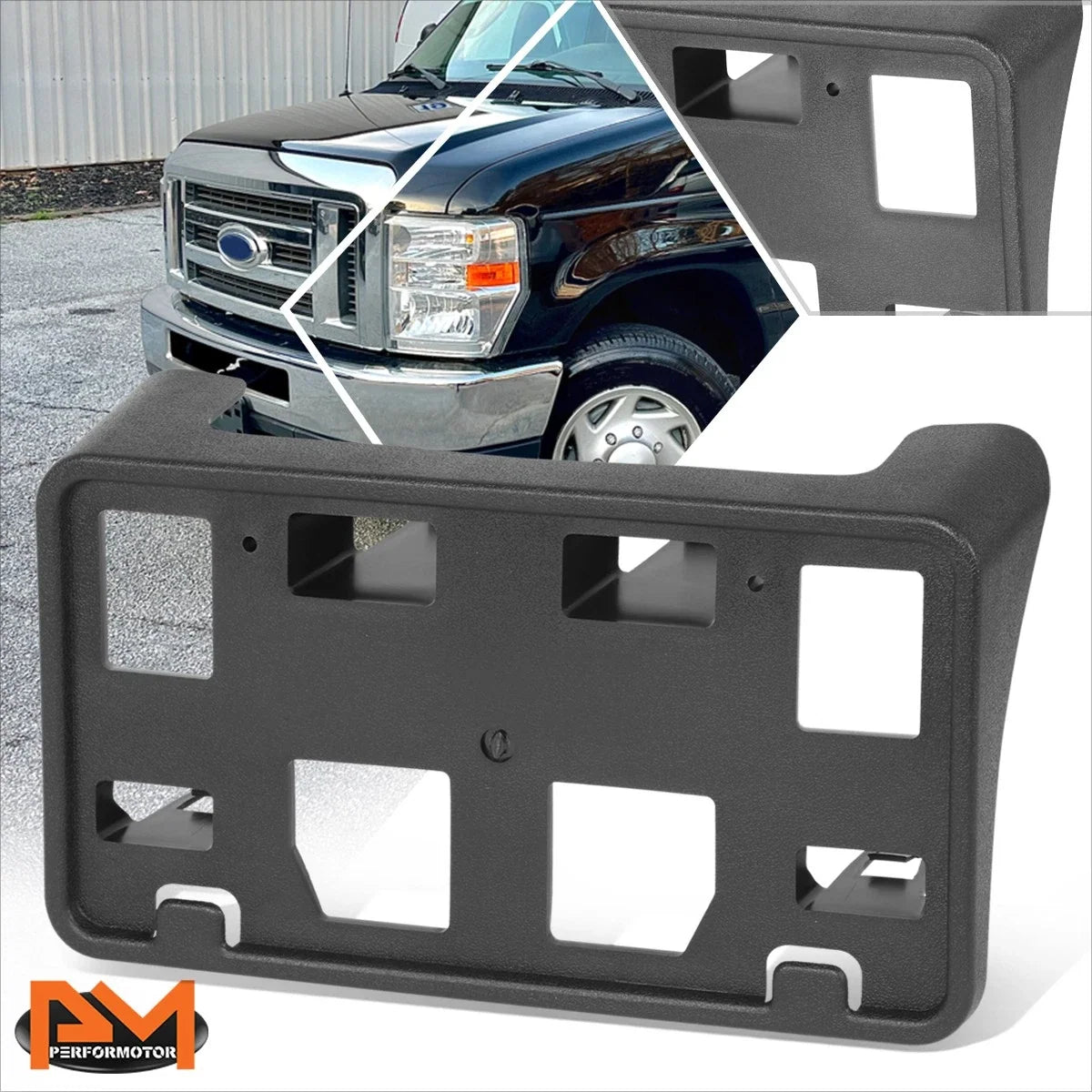 Front Mounting Bracket for License Plate - Ford E150 E250 E350 E450 08-21
