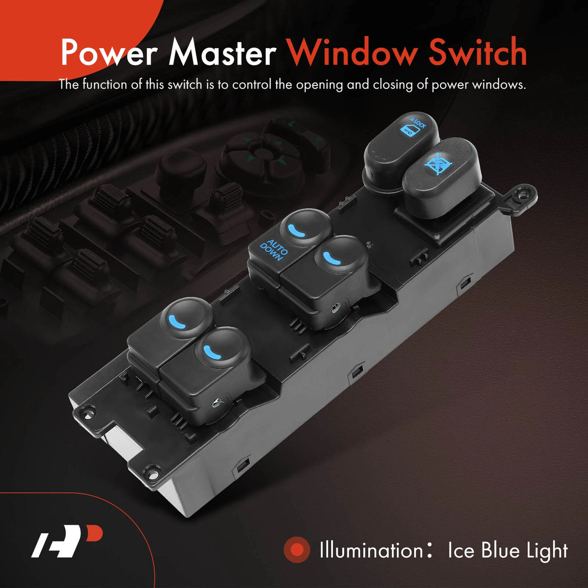 Front Left Power Window Switch for Hyundai Elantra (2009–2012) 935702L010, 901-925