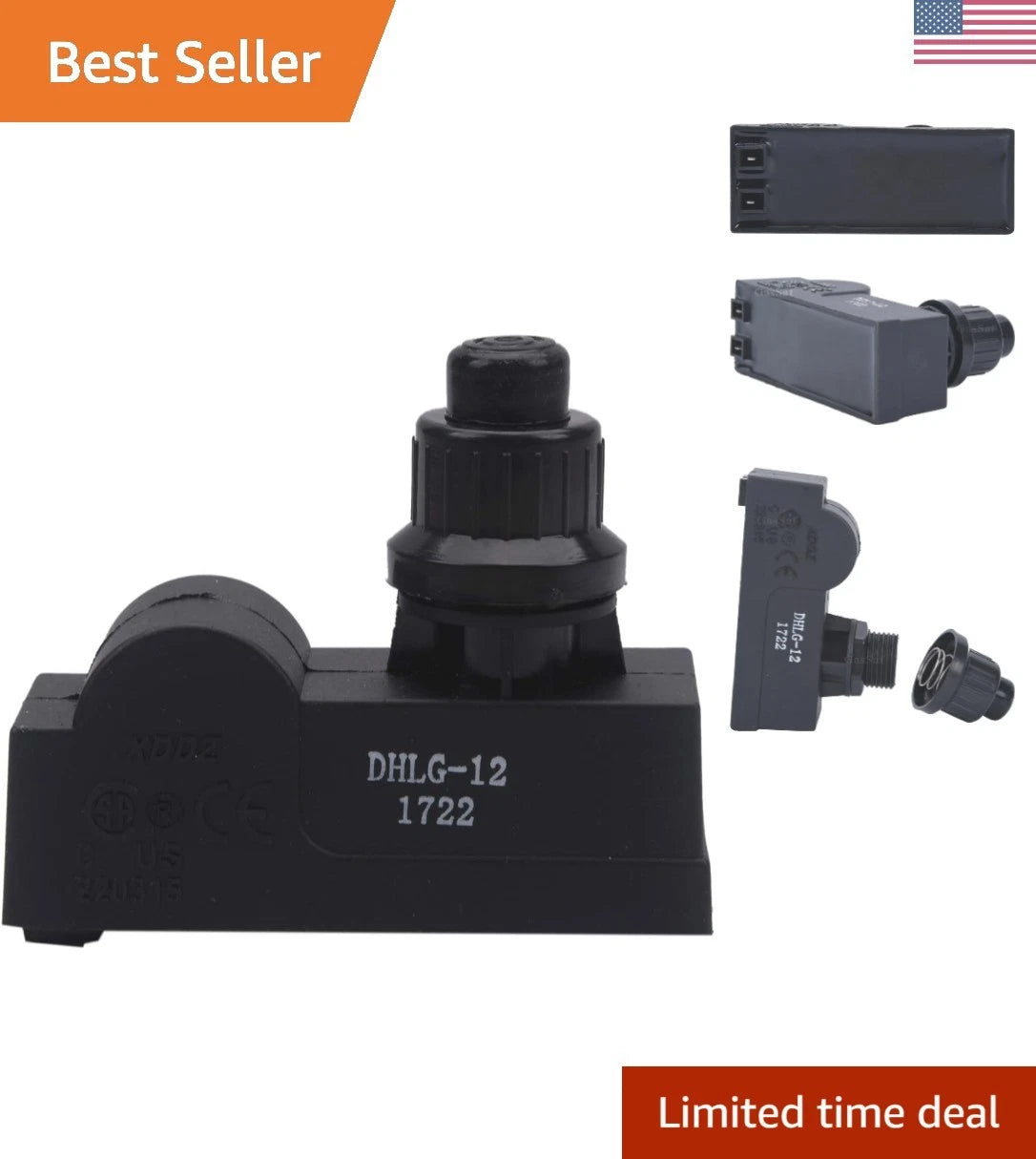 2X Outlet Grill Ignitor for Universal BBQ (Push Button Spark Generator)