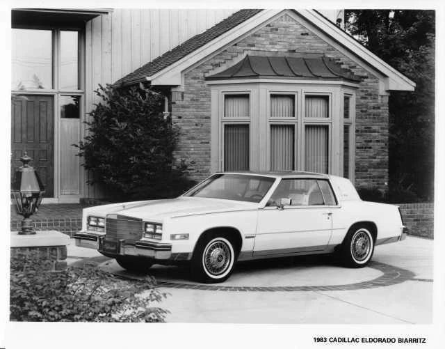 Press Photo for Cadillac Eldorado Biarritz (1983)