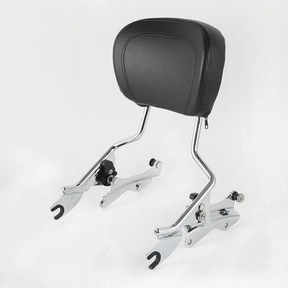 4 Point Docking Hardware & Backrest Sissy Bar for Harley Touring 2014-2026
