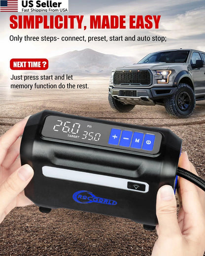 Portable Air Compressor Tire Inflator for R8 (2015–2023)
