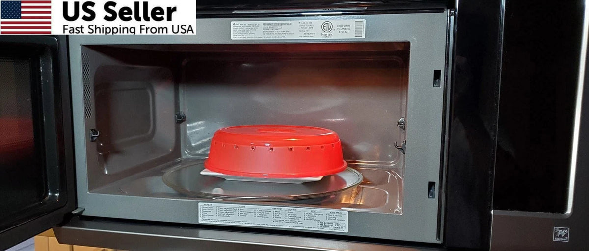 4 Pack Microwave Plate Bowl Splatter Cover for Kitchen Use