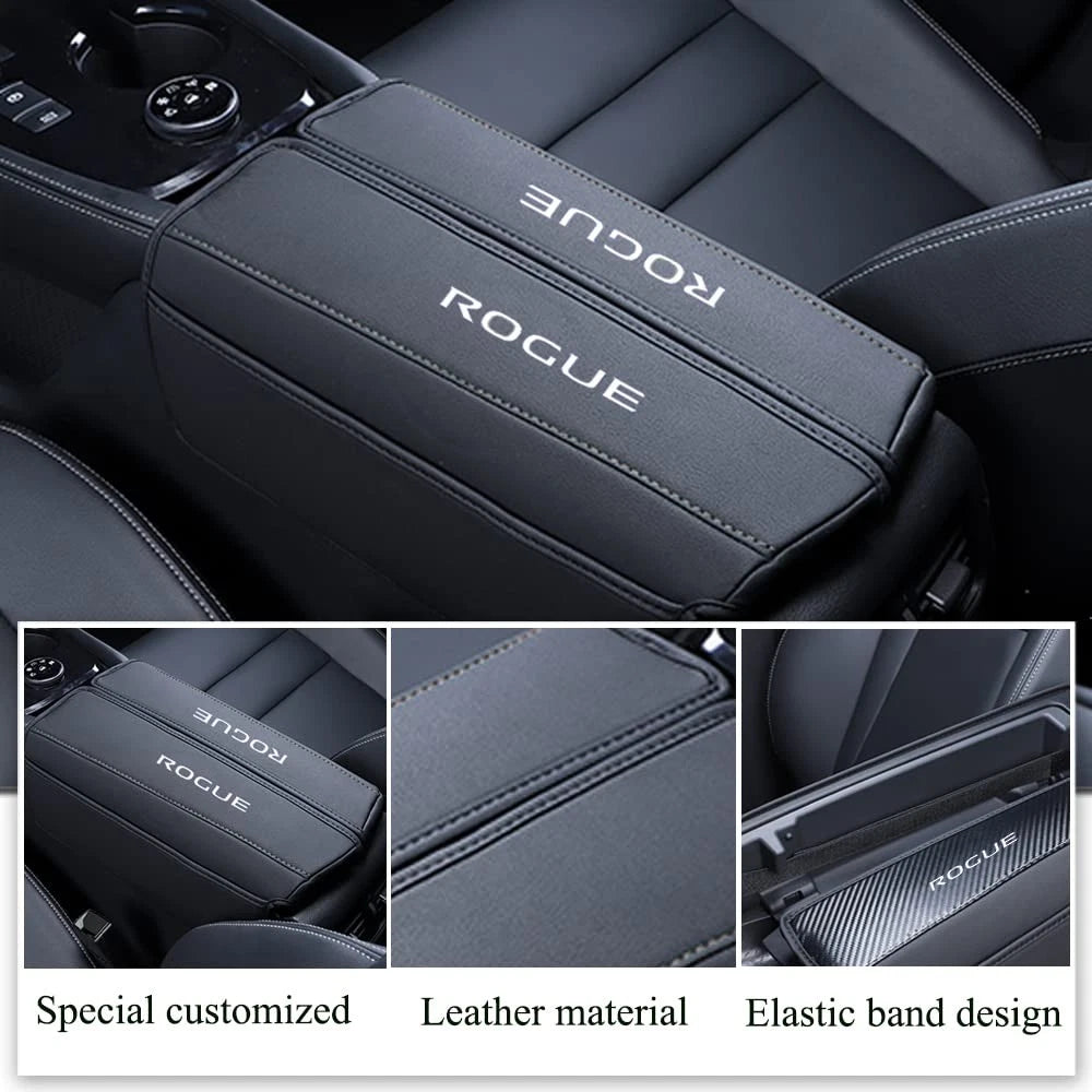 Leather Center Console Armrest Cover for (2021–2026)