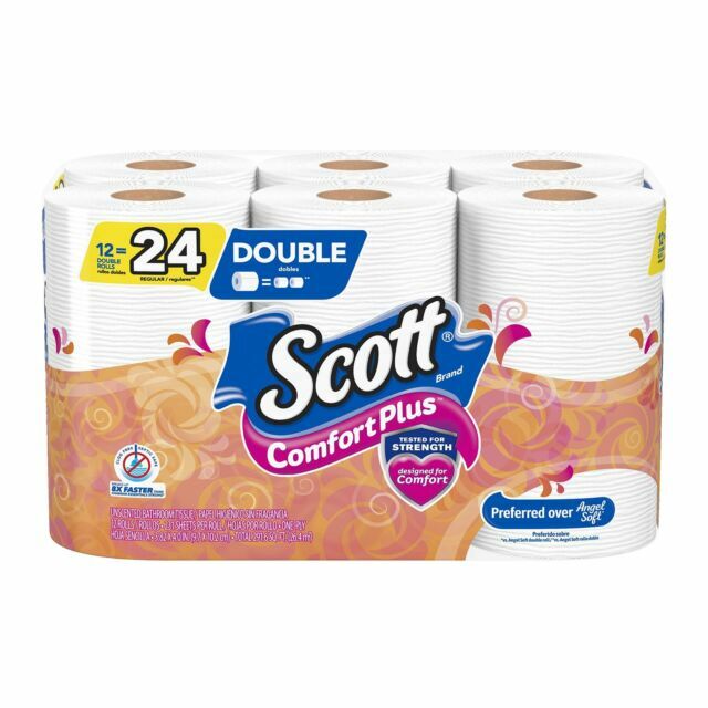 12 Double Roll Toilet Paper for Scott 47618