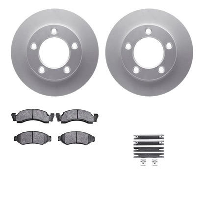 2X Brake Disc and Pad Kit for Ford Bronco F-150 (1986–1993) WDVH1-54005