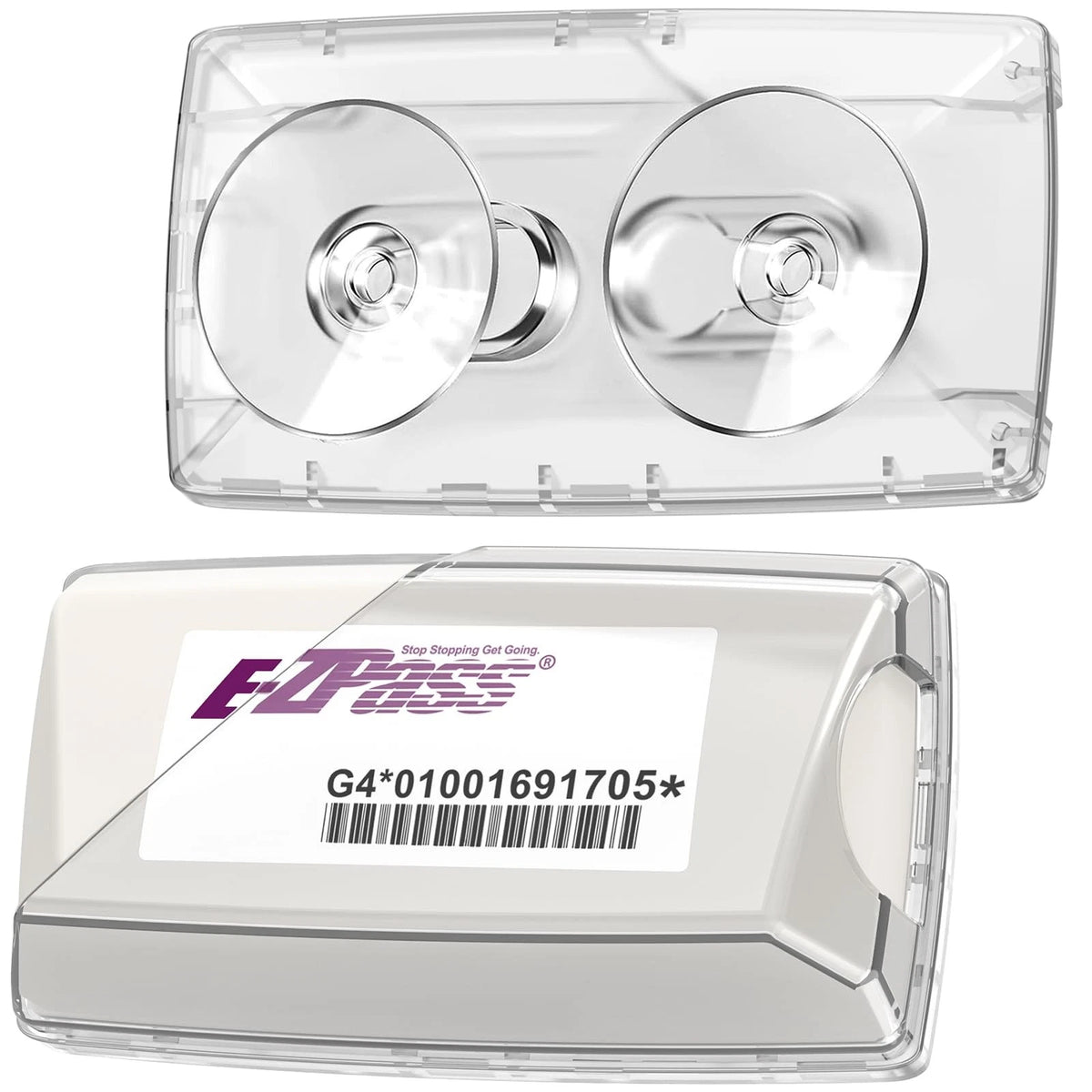 EZ Pass Holder for Windshield (1 Pack) - Clear-B