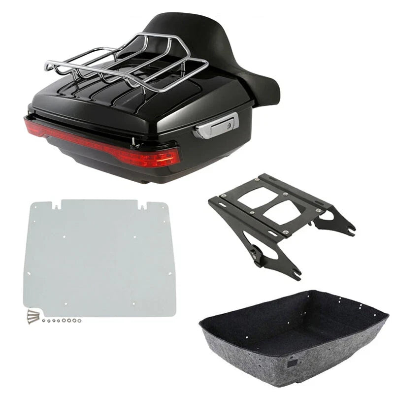 Luggage Light Mount Plate Trunk Pad for Harley Street Glide 2014-2026