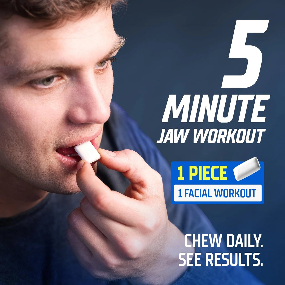 Jawline Gum Ultra Hard Chewing for GYMGUM (Pack of 1)