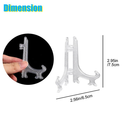 25PCS Hanging Tray Folding Bracket for Trading Card Photo Display