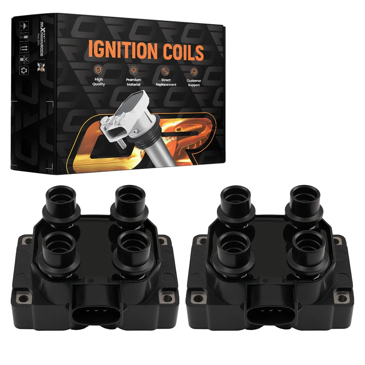 2Pcs Ignition Coils for Mazda B2500, Ford Ranger (1998–2001)