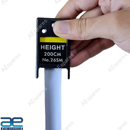 2m Height Measuring Meter Wall Mount Retractable Tape Measure
