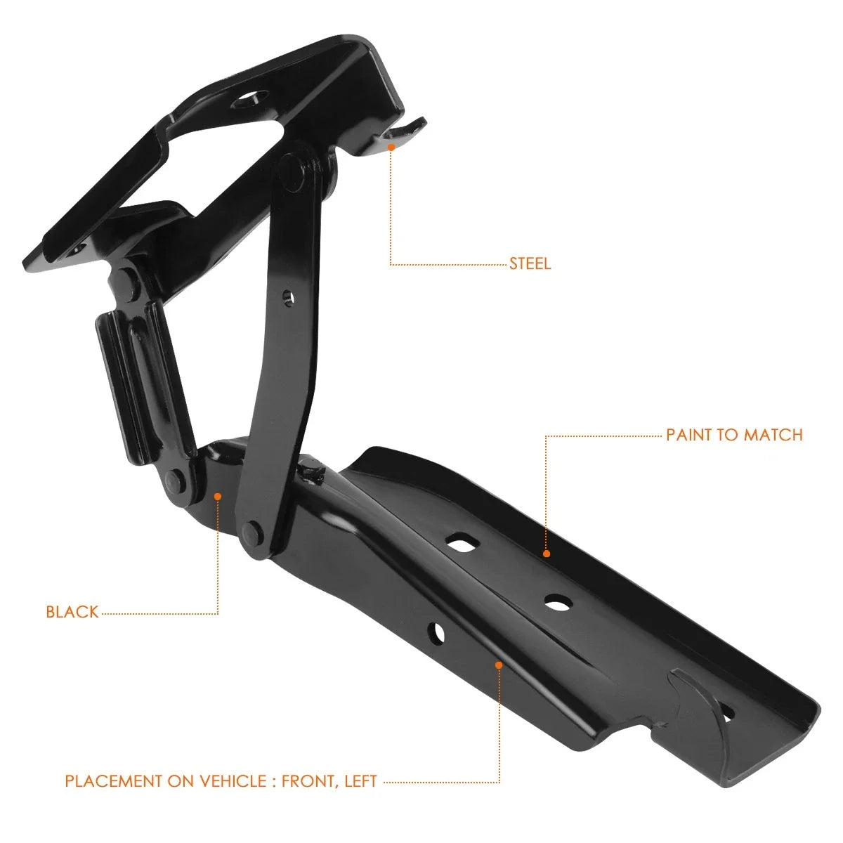 Steel Engine Hood Hinge Left for Chevy Camaro (2010-2015)