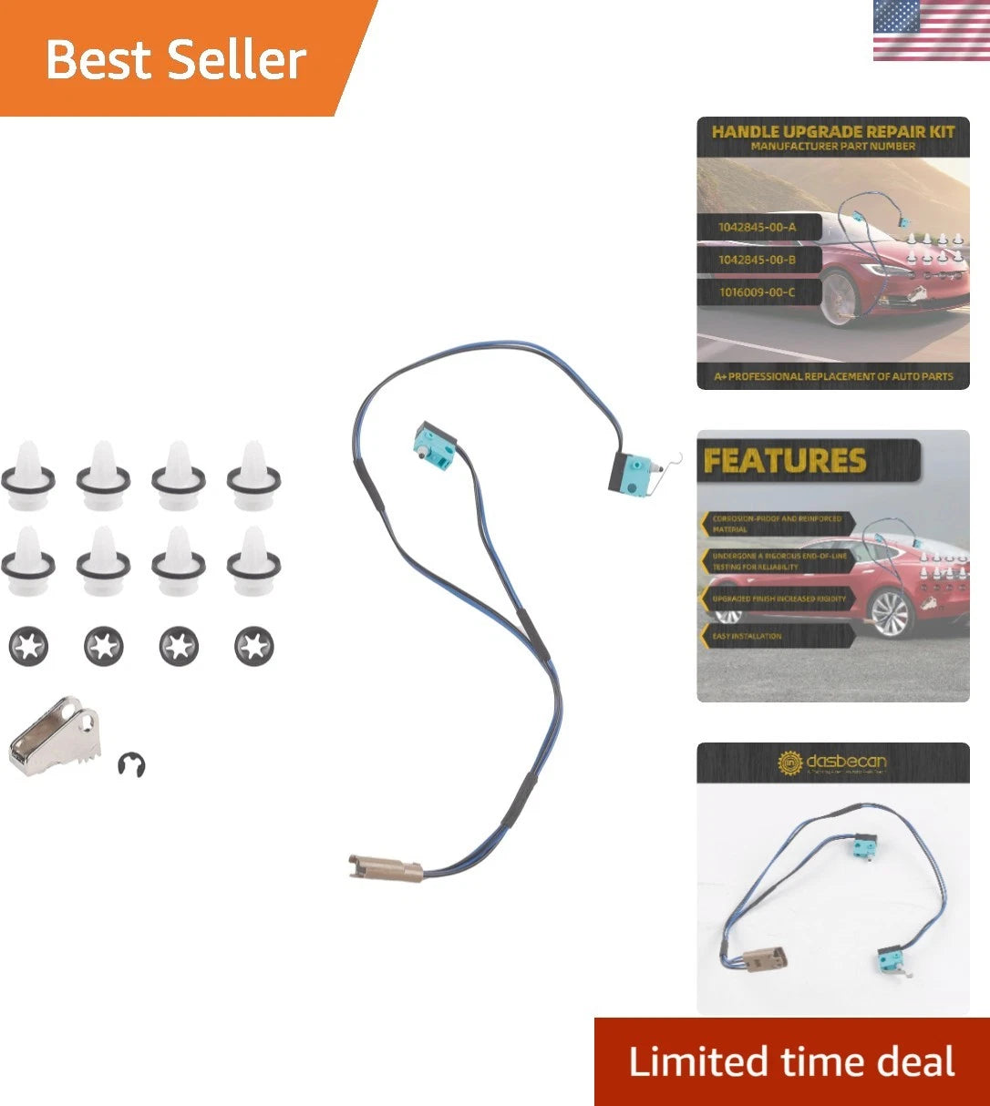Door Handle Repair Kit for Tesla Model S (2012–2017)
