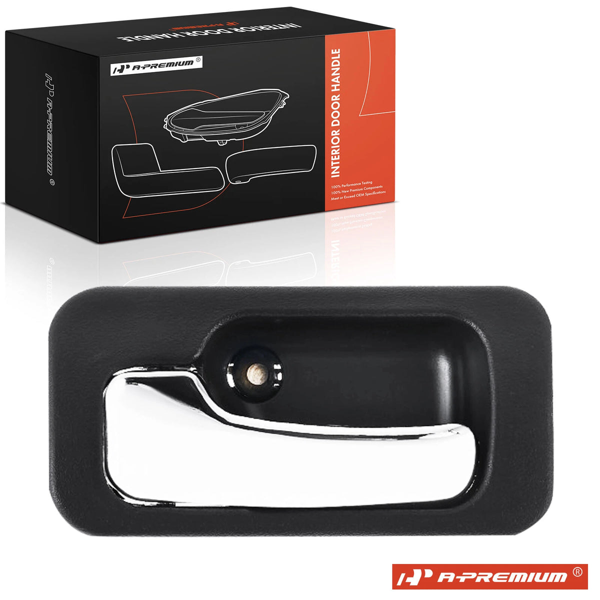 Rear Left Chrome Interior Door Handle for Honda Accord (1990–1993) 72660-SM4-003Z-G, 72660SM4003ZG, 92443