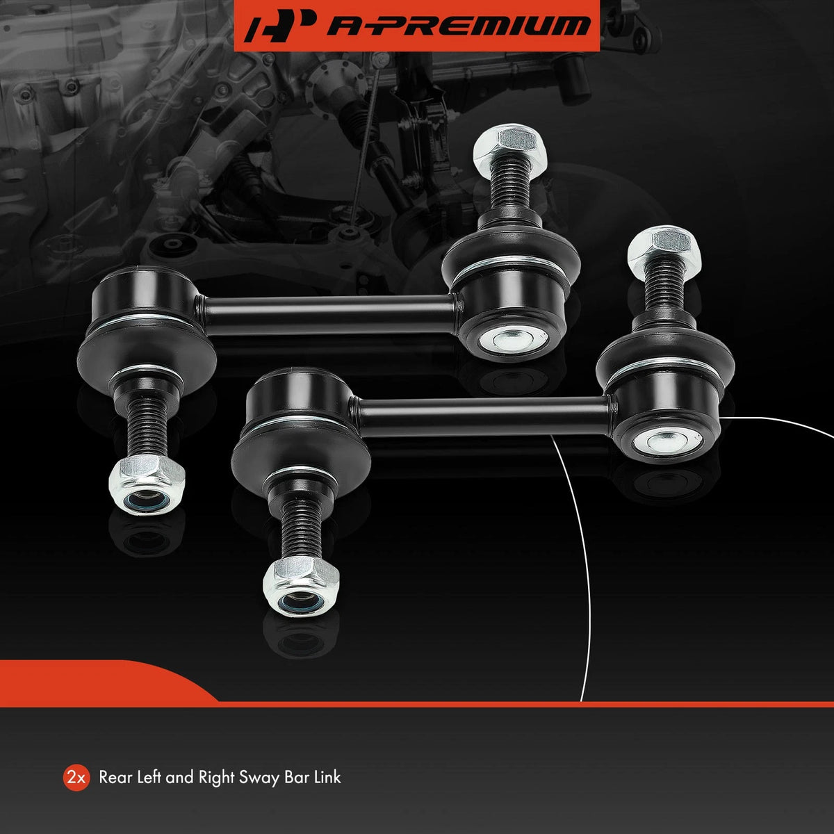2X Rear Side Stabilizer Bar Link for Chevy Colorado GMC Canyon (2004–2012) 8151968580, 15196858, MK80611