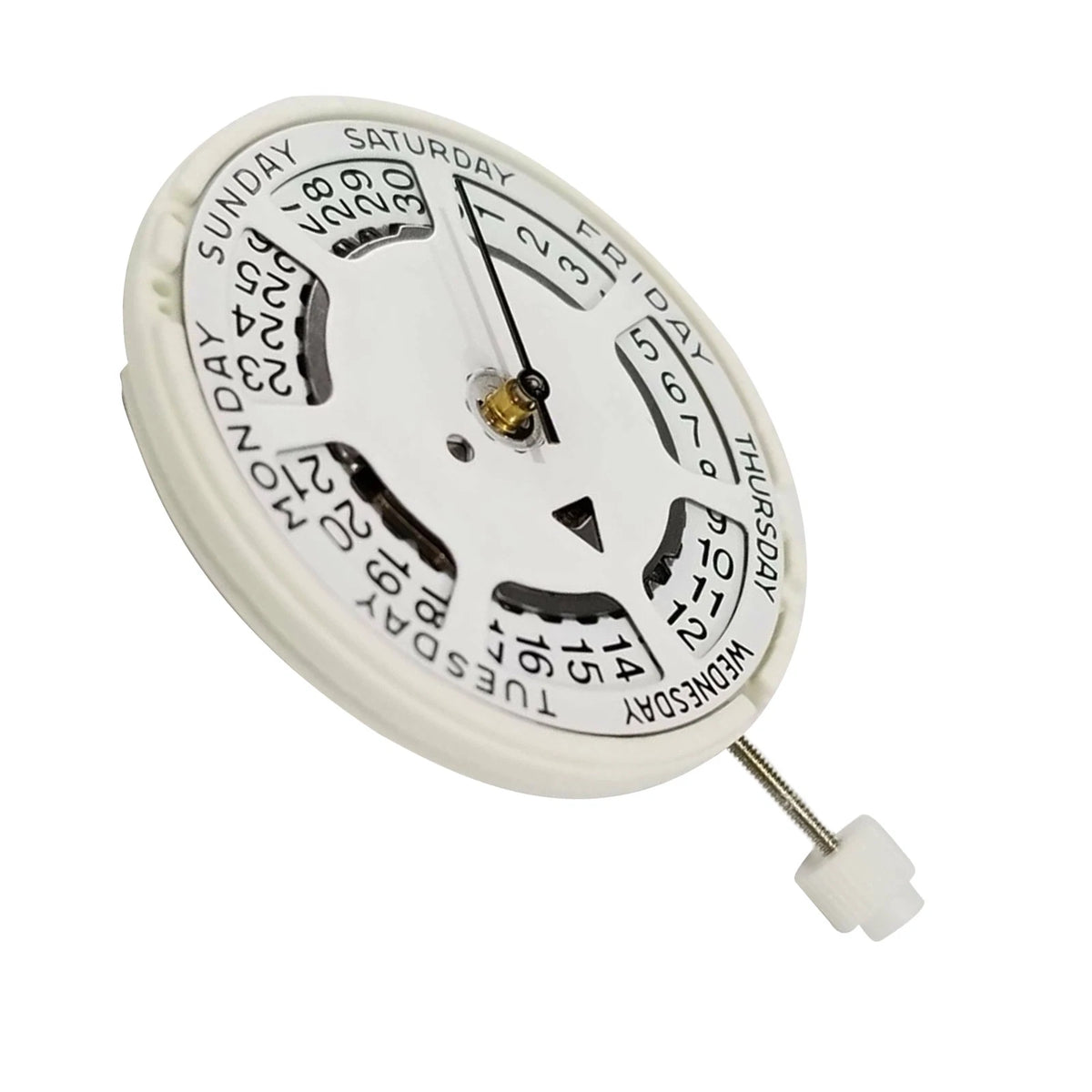 3-Hand Date Quartz Watch Movement with Battery for Swiss ISA 1198
