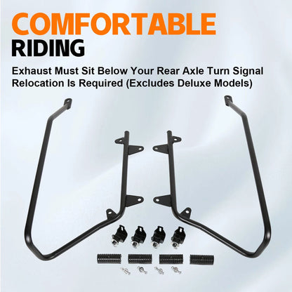 Saddlebag Bracket Conversion Kit for Harley Softail 1984–2017